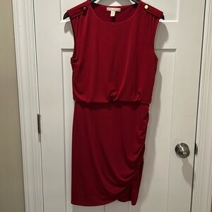 Banana Republic Red Sleeveless Dress Size M